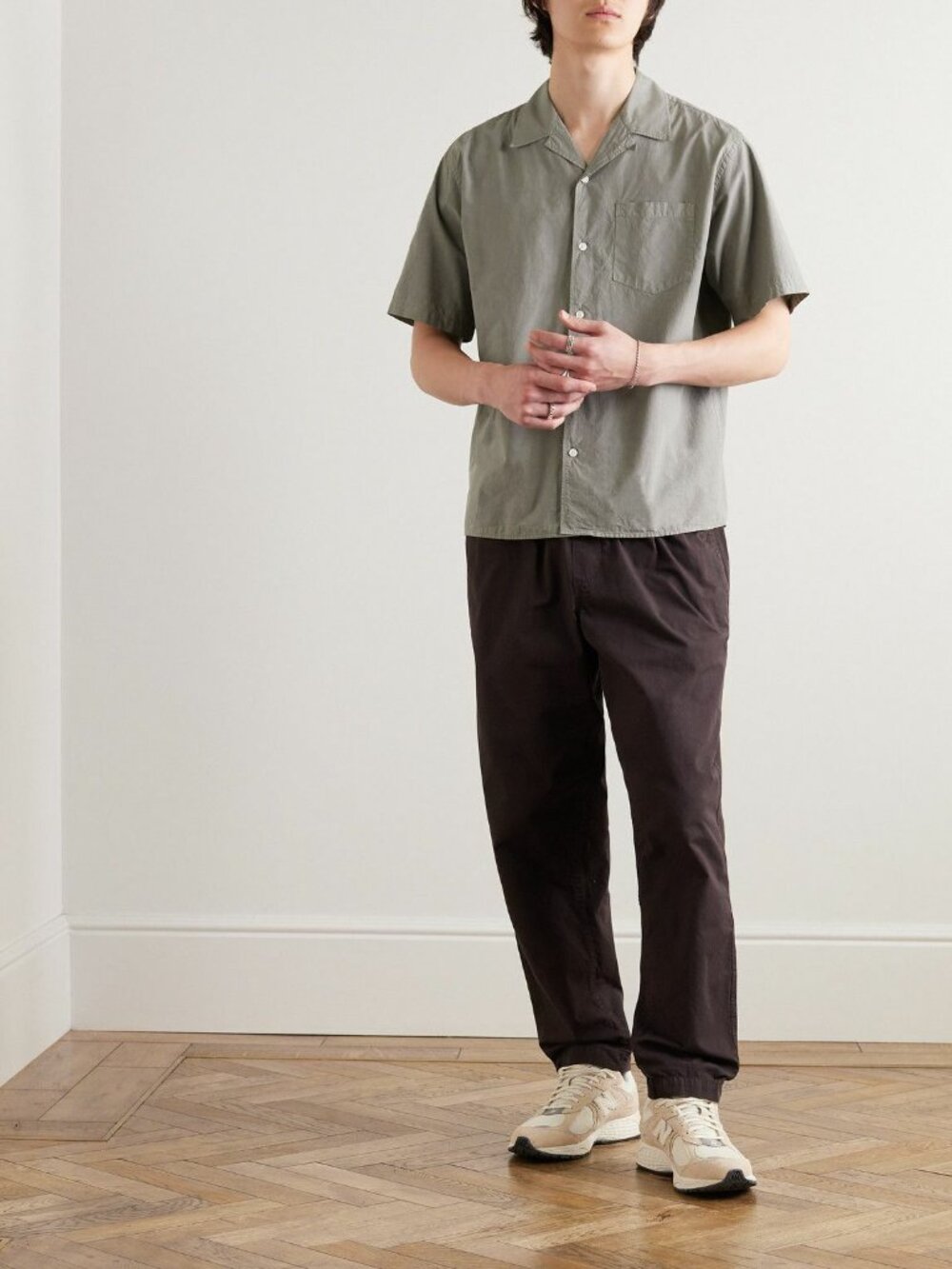 Norse Projects: Carsten SS Shirt, Faded Green, Size: S